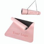 Logo Printed Non Slip Fitness Mat Yoga Mats