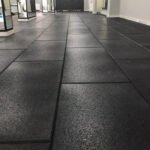 BeFit Flatline Black Rubber Gym Floor