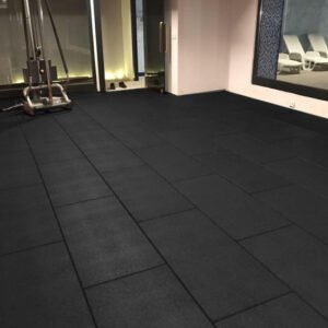 BeFit Flatline Black Rubber Gym Flooring