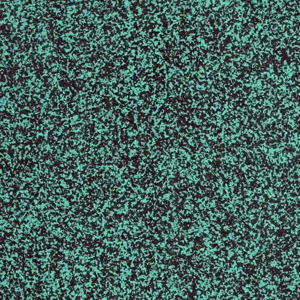 Black Teal Rubber Mat