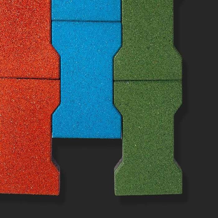 DOG BONE Rubber Tiles