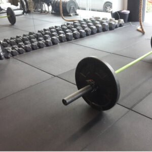 Flatline PRO Black Rubber Gym Flooring
