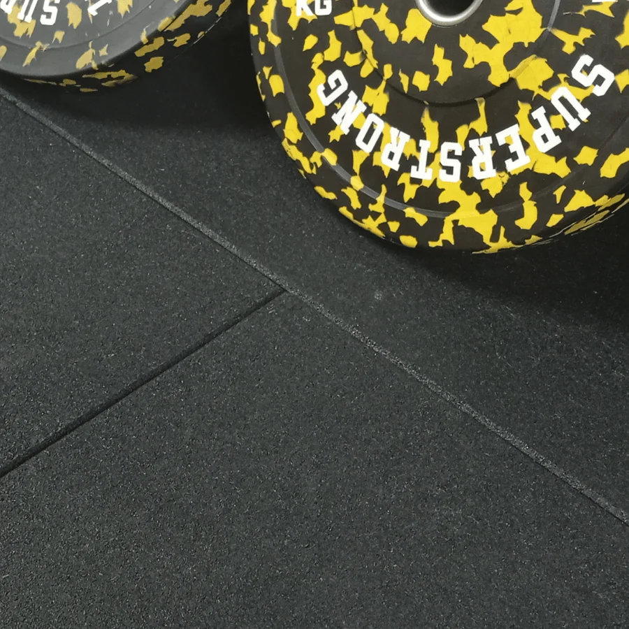 43mm Sprung Rubber Gym Flooring Tiles