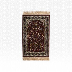 Al Haram Prayer Mat Red Velvet Large Size