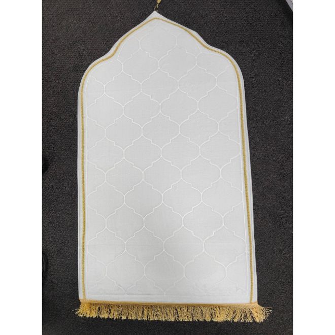 Padded Prayer Mat in White