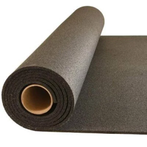 PowerGrip Black Rubber Flooring Rolls