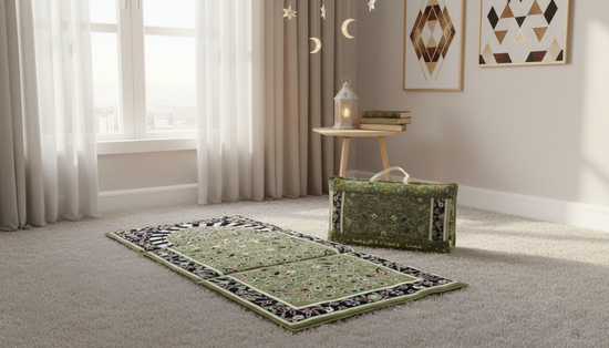 Rawdha Premium Velvet Prayer Mat