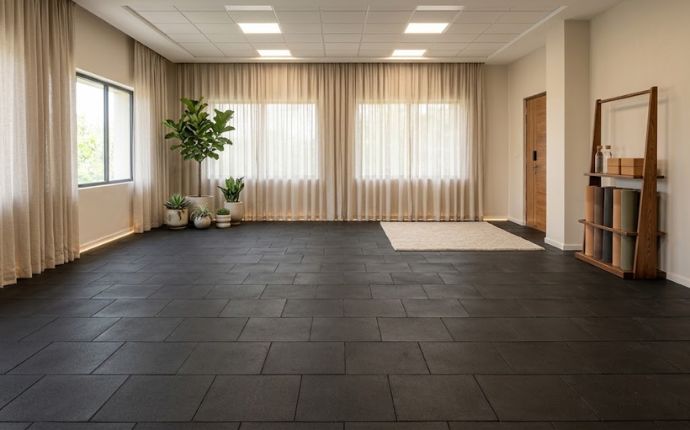 Rubber flooring for home gym